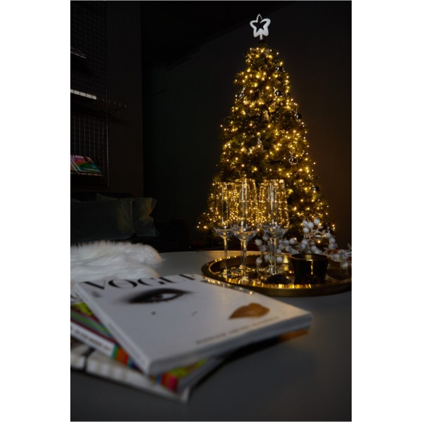 Фото - Гірлянда лінійна Twinkly Smart LED Strings AWW 400, BT+WiFi, Gen II, IP44, чорний (TWS400GOP-BEU)