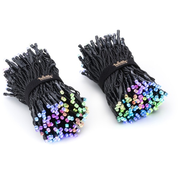 Фото - Гирлянда линейная Twinkly Smart LED Strings RGB 600, BT+WiFi, Gen II, IP44, черный (TWS600STP-BEU)