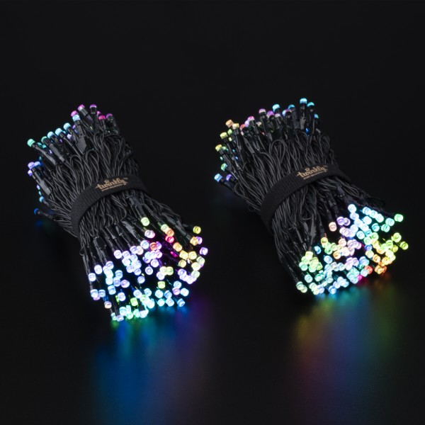 Фото - Гирлянда линейная Twinkly Smart LED Strings RGB 600, BT+WiFi, Gen II, IP44, черный (TWS600STP-BEU)
