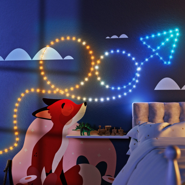 Фото - Гирлянда фигурная Twinkly Strings Star RGB 100 IP20 6м USB-C (TWKS100RGB-T)