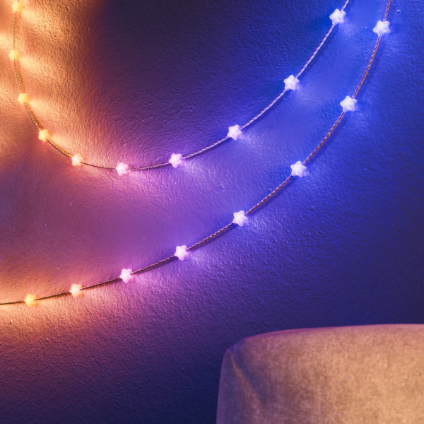 Фото - Гирлянда фигурная Twinkly Strings Star RGB 100 IP20 6м USB-C (TWKS100RGB-T)