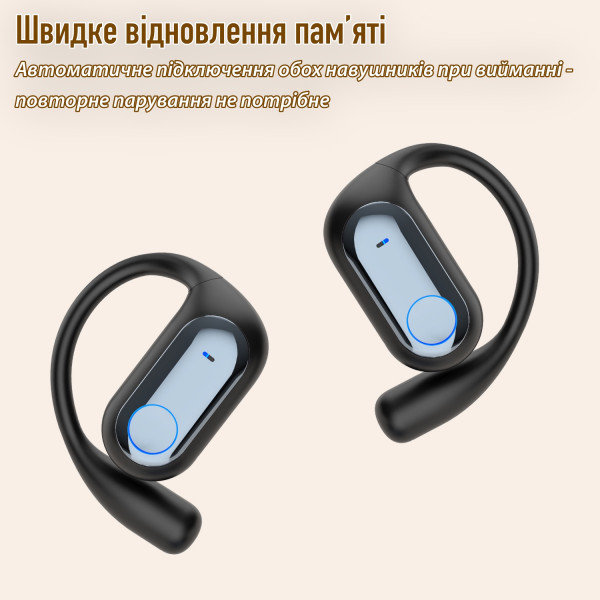 Фото - Наушники вкладыши беспроводные TWS INSPIRE YYK-Q17 Blue