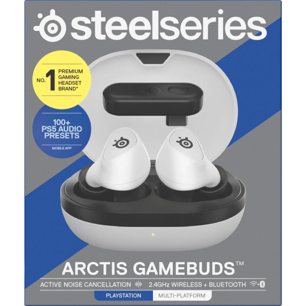 Фото - Навушники вкладиші бездротові TWS SteelSeries Arctis GameBuds (61682)