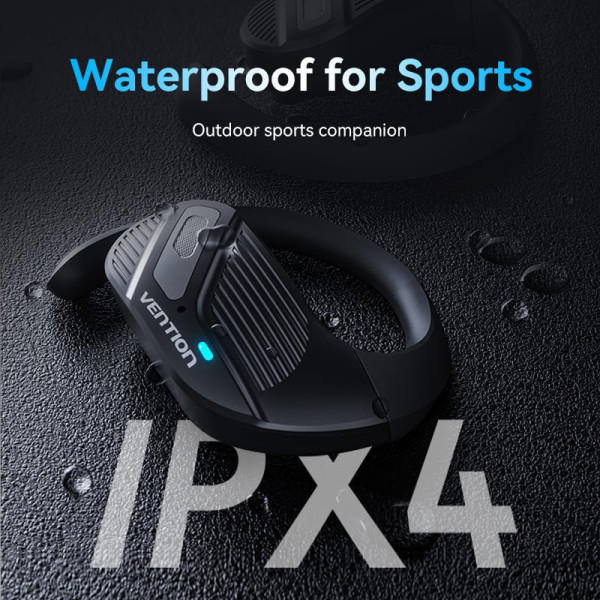 Фото - Навушники вкладиші бездротові TWS Vention OpenBeat O12 Black (NBUB0)