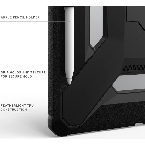 Фото - Чехол для планшета UAG for iPad Air 13" (Gen 3, 2026), Scout+, Black (124494114040)