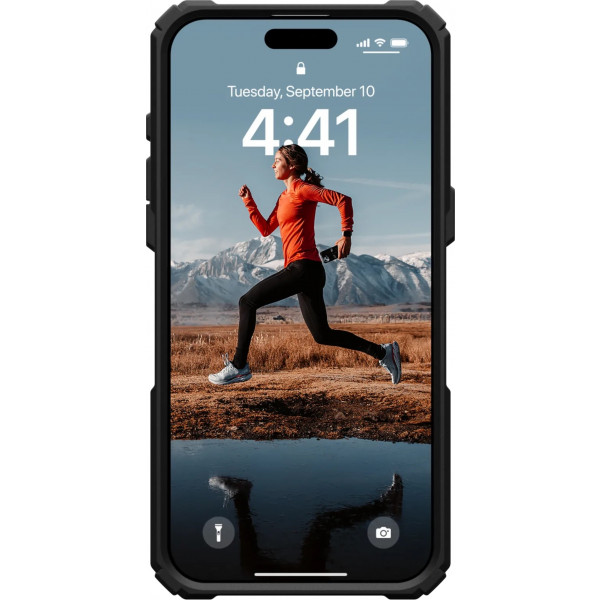 Фото - Чохол для смартфону UAG for iPhone 15 Pro, Plasma XTE Magsafe, Black/Orange (114442114097)