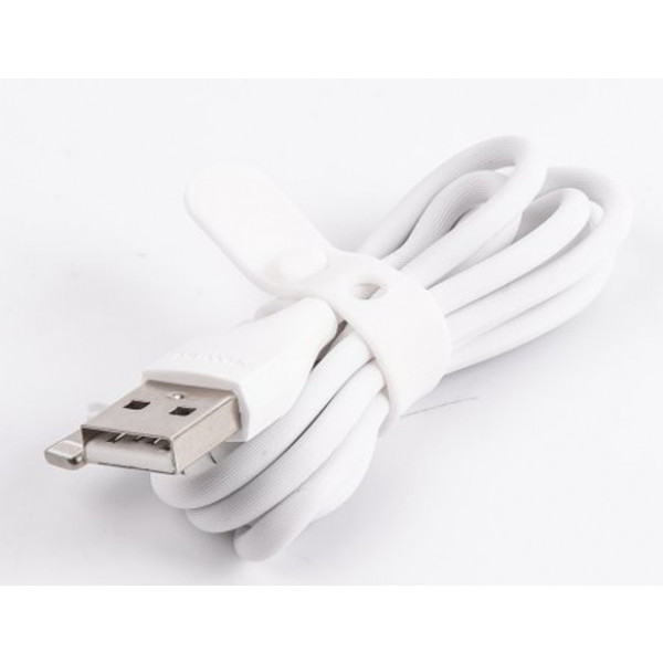 Фото - Кабель Maxxter USB-Lightning 1м White (UB-L-USB-01W)