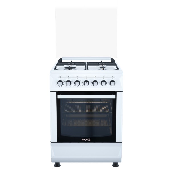 Фото - Плита газова Borgio GE 640 W GCBLTF Cast Iron