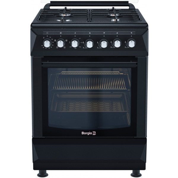 Фото - Плита газова Borgio GE 640 BI GCBLTF Cast Iron