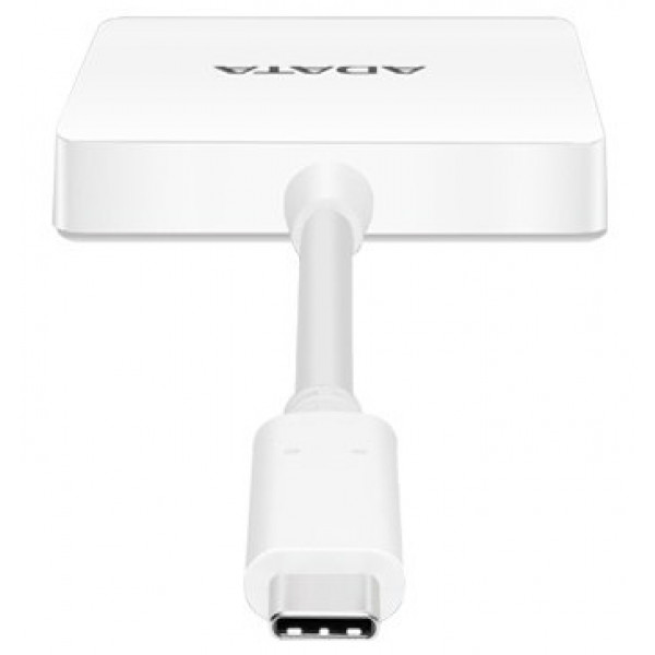 Фото - Хаб USB ADATA ACH3PL-HUB-CWH (USB-C x 1/USB-A 3.1 x 2/HDMI x 1) White