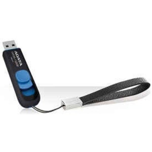Фото - Флеш USB ADATA UV128 32GB USB 3.0 Black-Blue (AUV128-32G-RBE)