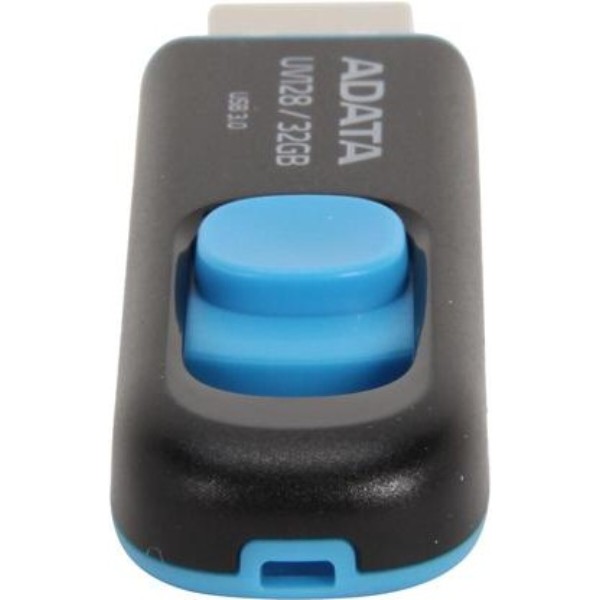 Фото - Флеш USB ADATA UV128 32GB USB 3.0 Black-Blue (AUV128-32G-RBE)