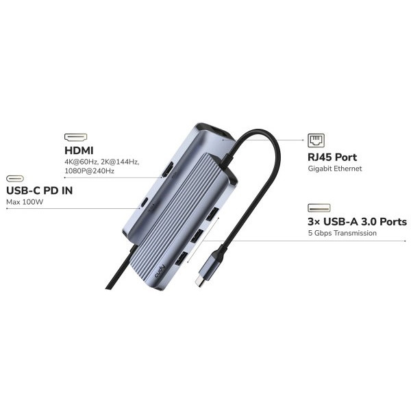 Фото - Хаб USB Cudy UH606