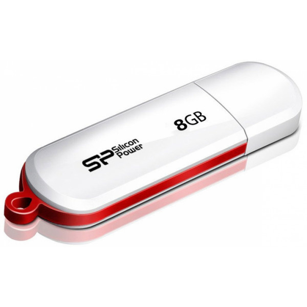 Фото - Флеш USB Silicon Power LuxMini 320 8 GB White (SP008GBUF2320V1W)