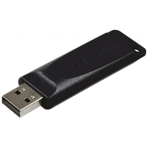 Фото - Флеш USB Verbatim Slider 64GB USB 2.0 Black (98698)