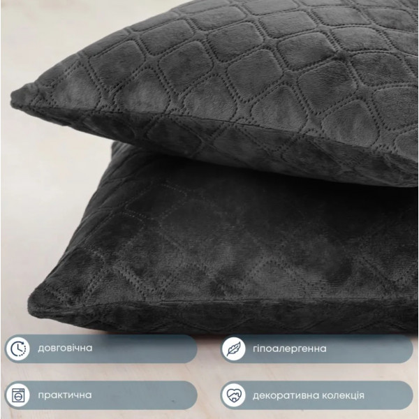 Фото - Подушка декоративна ТЕП VELURE 40х40 см 272 (3-00437_07368)