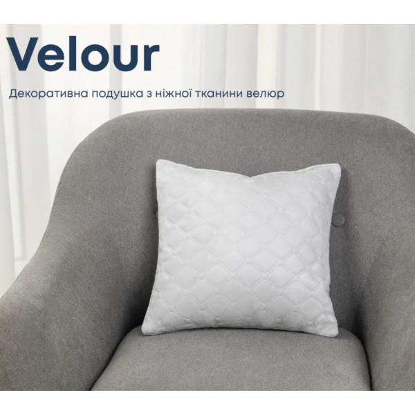 Фото - Подушка декоративна ТЕП VELURE 40х40 см 413 (3-00437_07367)