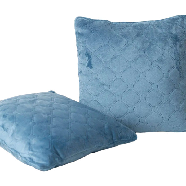 Фото - Подушка декоративна ТЕП VELURE 40х40 см Dark Blue NEW (3-00437_34012)