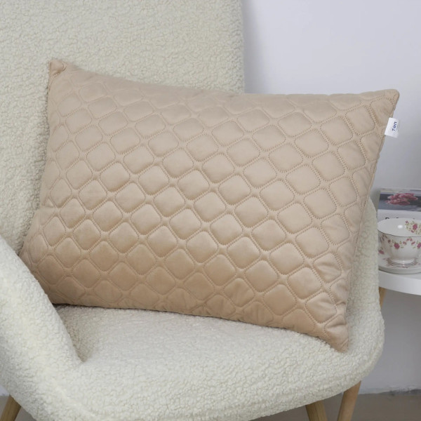 Фото - Подушка декоративна ТЕП VELURE 50х70 см Золотий беж NEW (3-00435_34061)