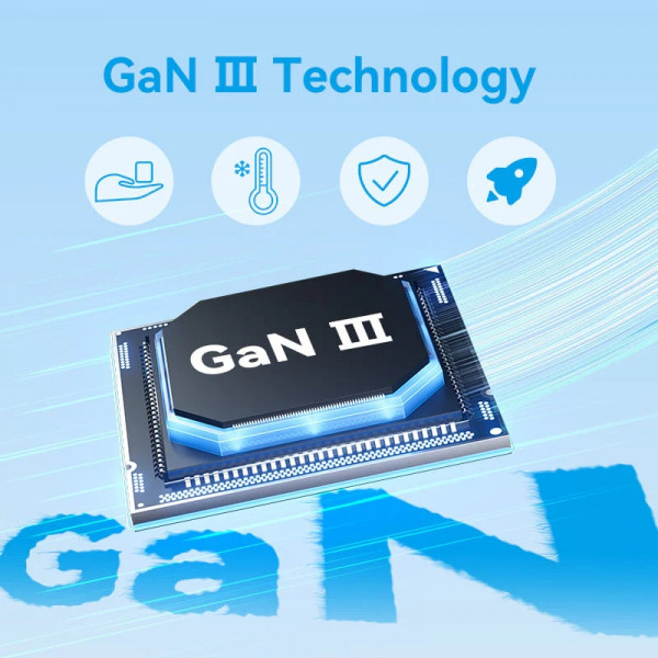 Фото - Сетевое зарядное устройство Vention 1xUSB-C 20W GaN + USB-C cable М-М White (TZ-FEPW0-EU-01)