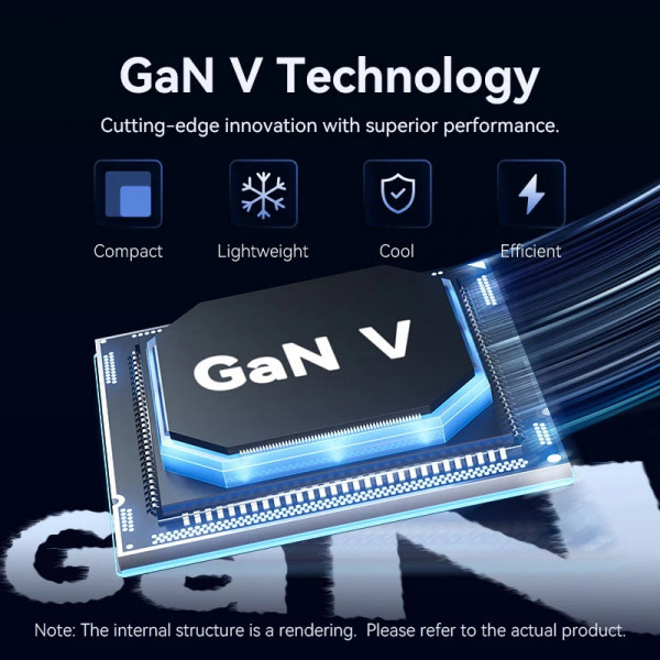 Фото - Сетевое зарядное устройство Vention 2xUSB-C 45W PD3.0/QC/GaN + USB-C cable М-М (TZ-FCDH0-EU)