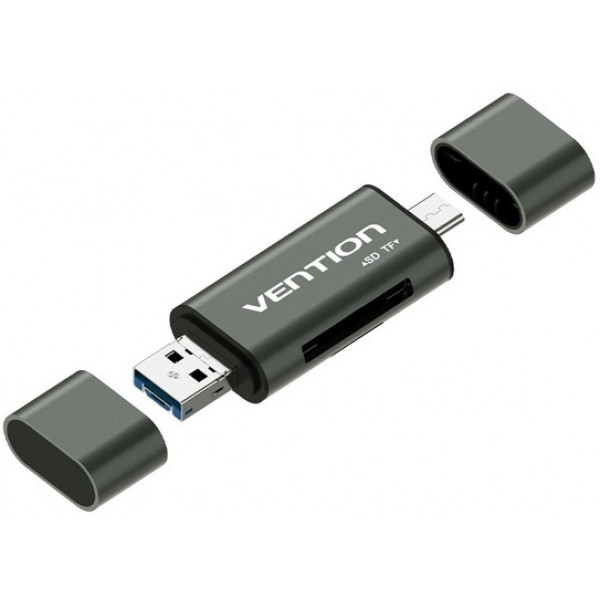 Фото - Кардридер Vention OTG USB 3.0 + Type C/TF/SD (CCHH0)