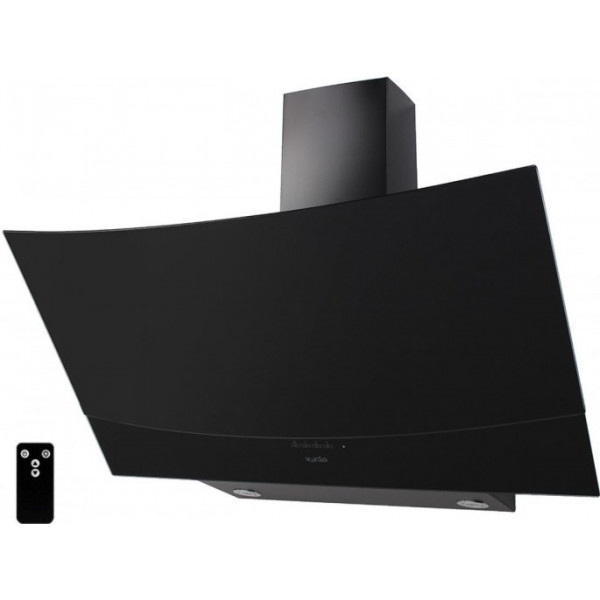 Фото - Уцінка - Витяжка декоративна Ventolux WAVE 90 BK (1000) TRC IT ##