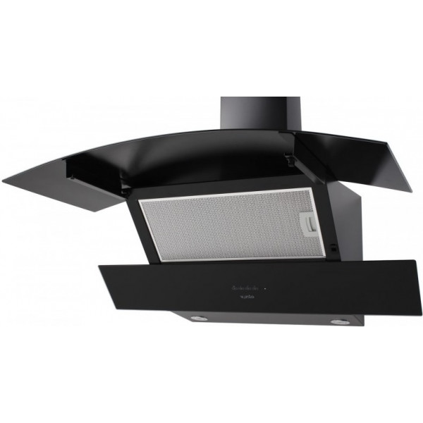 Фото - Уцінка - Витяжка декоративна Ventolux WAVE 90 BK (1000) TRC IT ##