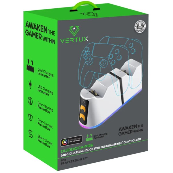 Фото - Зарядна станція для геймпада Vertux Duodock-PS5