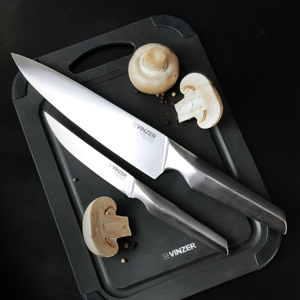 Фото - Ніж кухаря Vinzer Geometry Line 20.3 см (50296)