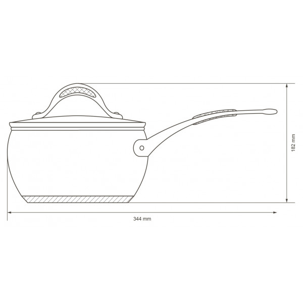 Фото - Сотейник Vinzer Stella 16 см 1.8 л (89065)
