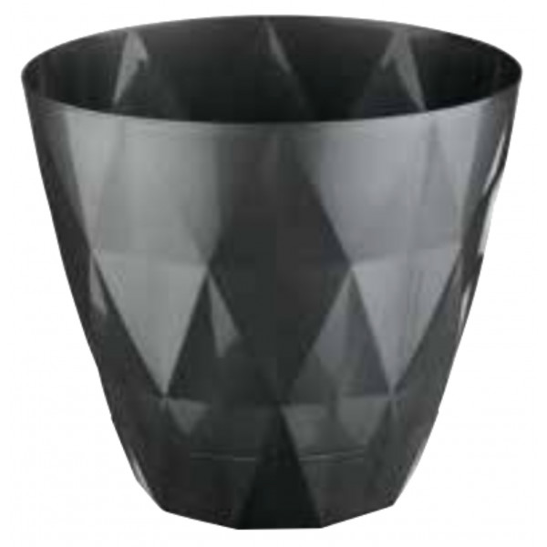 Фото - Вазон VIOLET HOUSE 0201 PRIZMA BLACK с внут. сливом воды 7 л