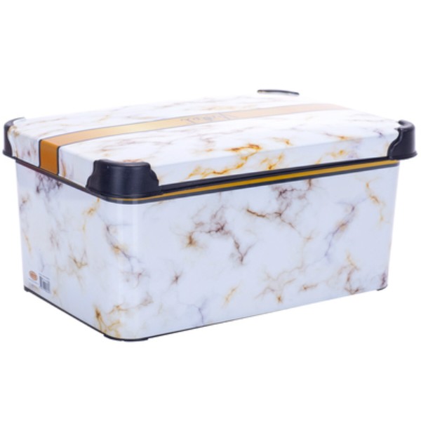 Фото - Корзина для зберігання VIOLET HOUSE 0647 Decor Marble White 10 л