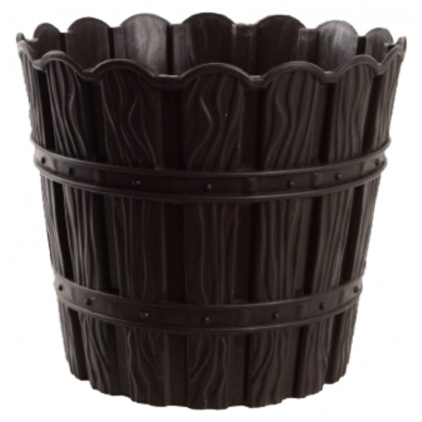 Фото - Вазон VIOLET HOUSE 1050 Бамбу BROWN с внут. вставкой 10 л