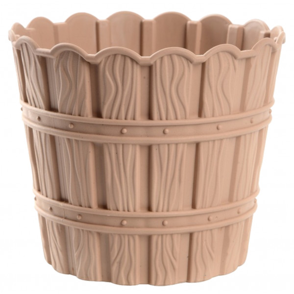 Фото - Вазон VIOLET HOUSE 1054 BAMBOO CAPPUCCINO с дренажом 1.2 л