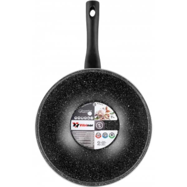 Фото - Сковорода ВОК Vitrinor CERISE PIERRE 28 см (2109132) Фото - Сковорода ВОК Vitrinor CERISE PIERRE 28 см (2109132)