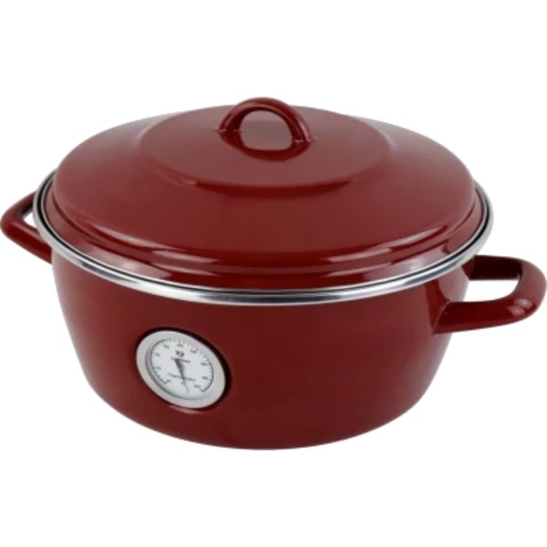 Фото - Каструля Vitrinor Oven з термометром 26 см 5 л Red (2111691)