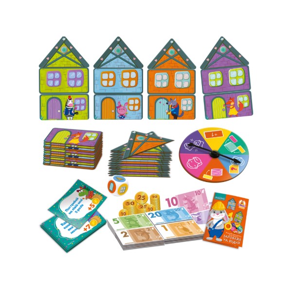 Фото - Настільна гра (5-7 років) Vladi Toys Заробляй та будуй (VT2312-04)