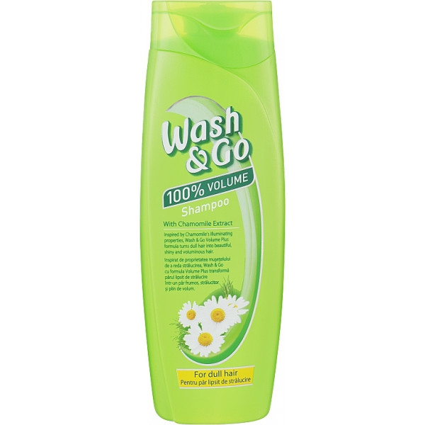 Фото - Шампунь жіночий Wash&Go з екстрактом ромашки для тьмяного волосся 360 мл (8008970056760)