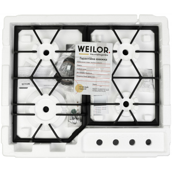 Фото - Варочная панель газовая Weilor GM 604 SS