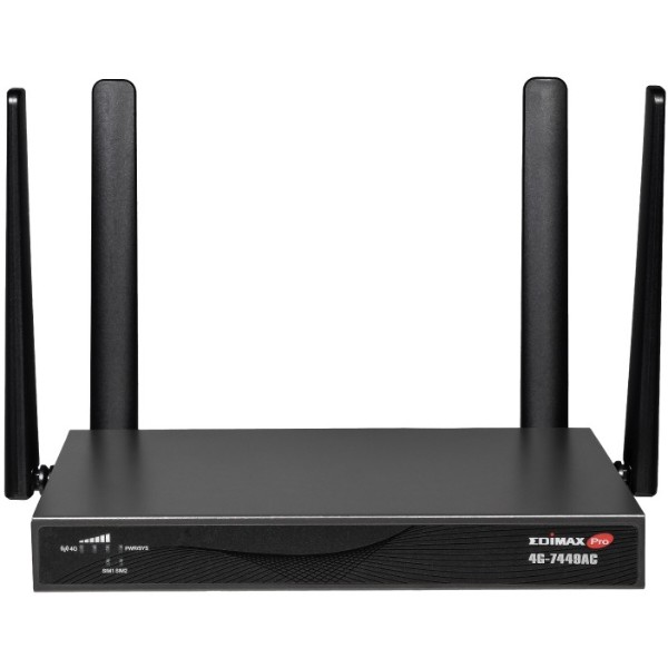 Фото - Маршрутизатор інтернет WiFi5+4G Edimax 4G-7449AC (2xSIM слоти)