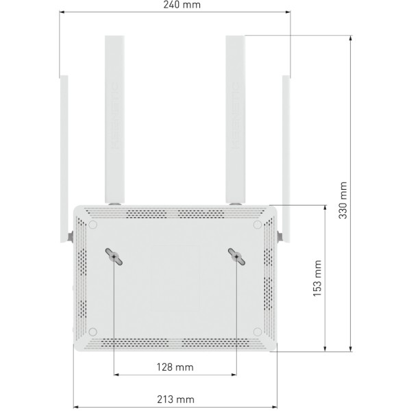 Фото - Маршрутизатор інтернет WiFi6 Keenetic Hopper (KN-3810)