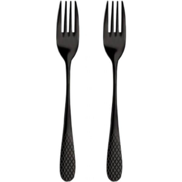 Фото - Набір виделок столових Wilmax Diamond Black 20 см 2 шт. (WL-999253 / 2B)