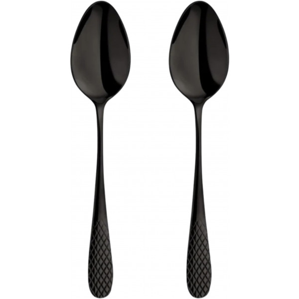 Фото - Набор ложек столовых Wilmax Diamond Black 21 см 2 шт. (WL-999254 / 2B) Фото - Набор ложек столовых Wilmax Diamond Black 21 см 2 шт. (WL-999254 / 2B)