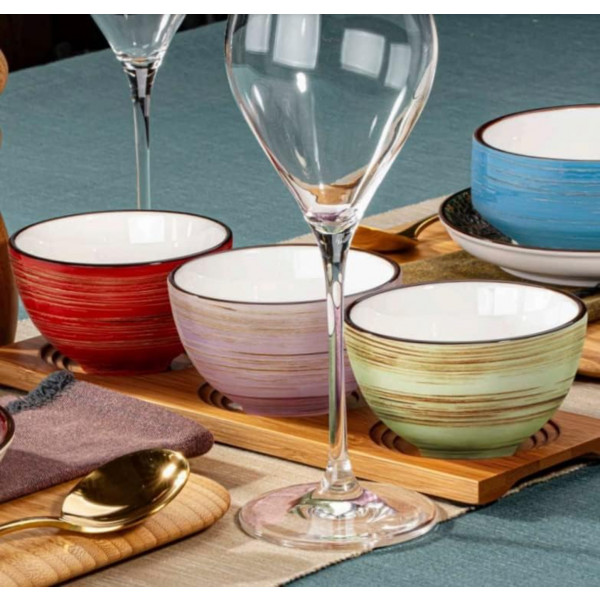 Фото - Салатник Wilmax Spiral Blue 10.5 см 250 мл (WL-669629 / A)