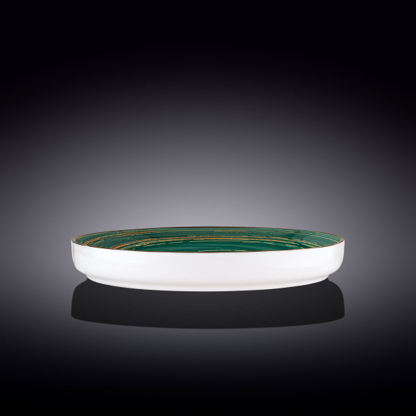 Фото - Тарелка обеденная Wilmax Spiral Green 28 см (WL-669520 / A)