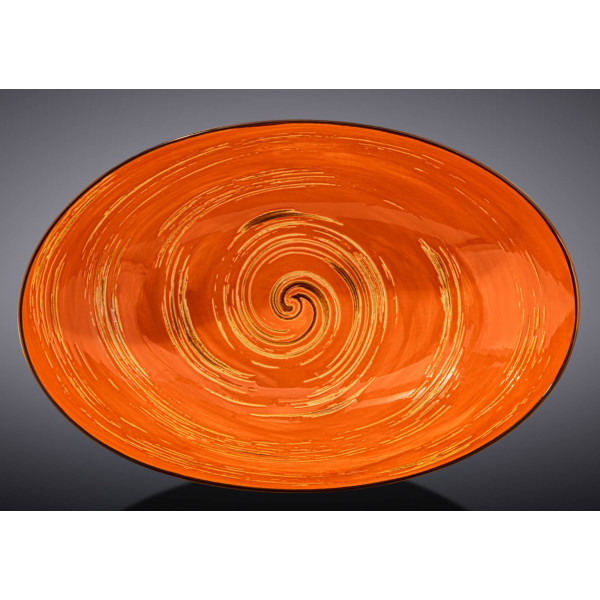 Фото - Блюдо Wilmax Spiral Orange 25х16.5х6 см 570 мл (WL-669340 / A)