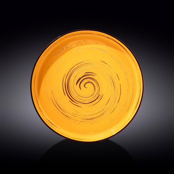 Фото - Тарілка обідня Wilmax Spiral Yellow 23 см (WL-669419 / A)