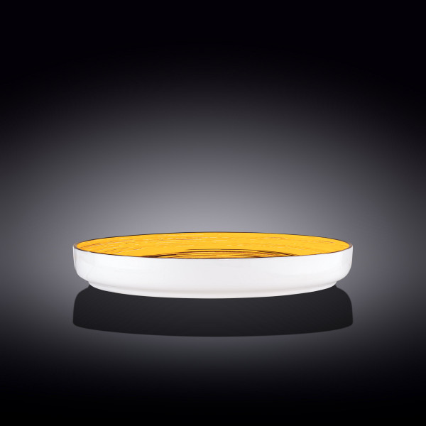 Фото - Тарелка обеденная Wilmax Spiral Yellow 28 см (WL-669420 / A)