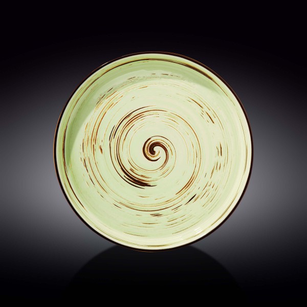 Фото - Тарілка обідня Wilmax Spiral Pistachio 23 см (WL-669119 / A)